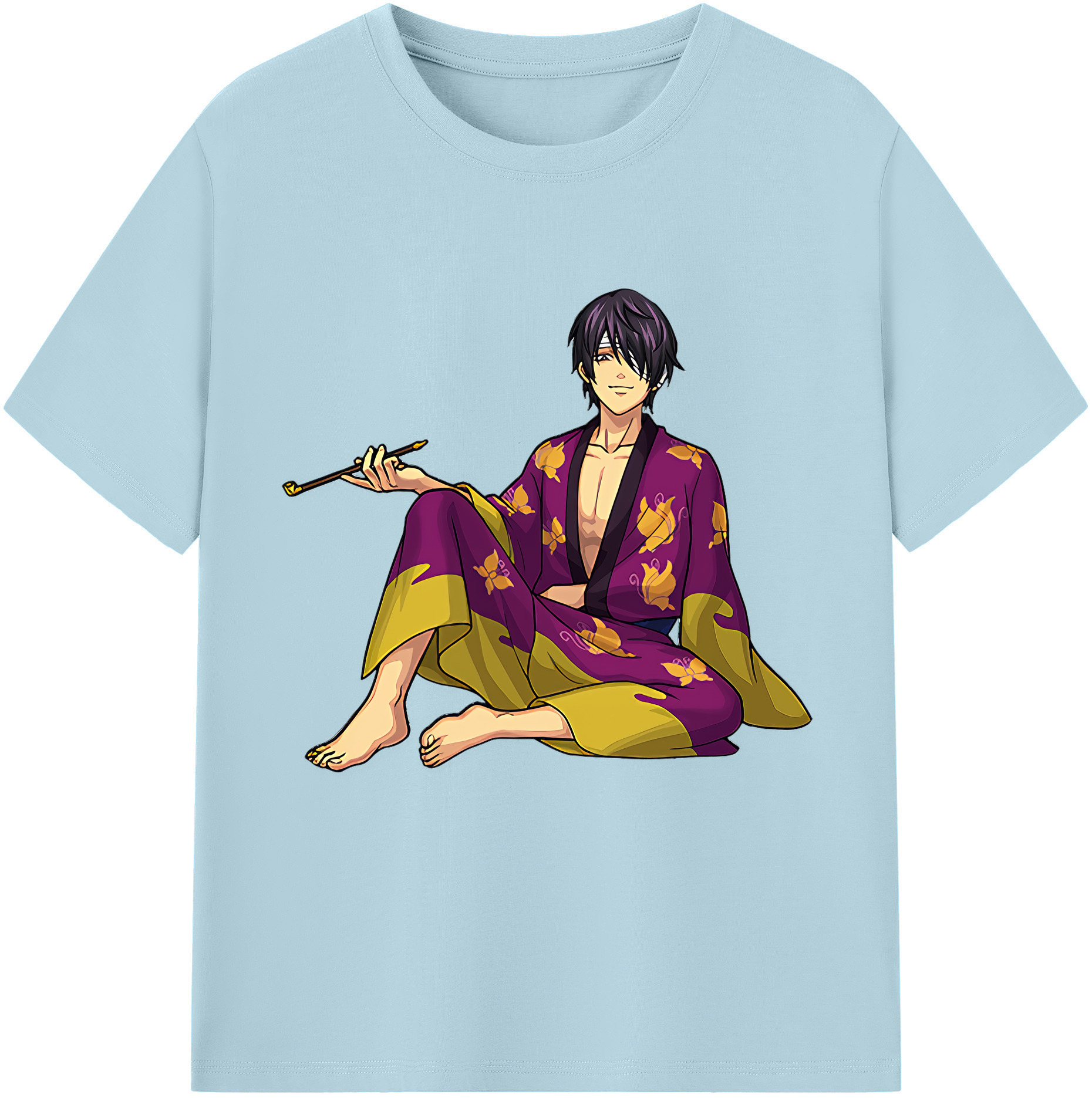 （画像用） ぎんたま 坂田銀時（さかたぎんとき） 神楽 志村新八（しむら しんぱち） GINTAMA Sakata Gintoki Kagura Shimura Shinpachi 綿100％半袖Tシャツ（フロントプリント）